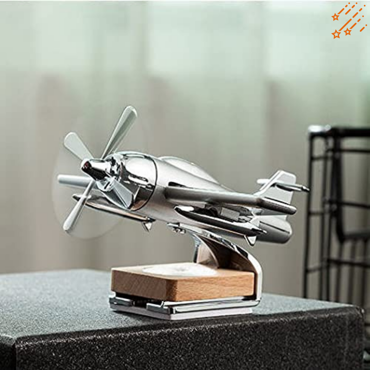 Solar Airplane Car Air Freshener