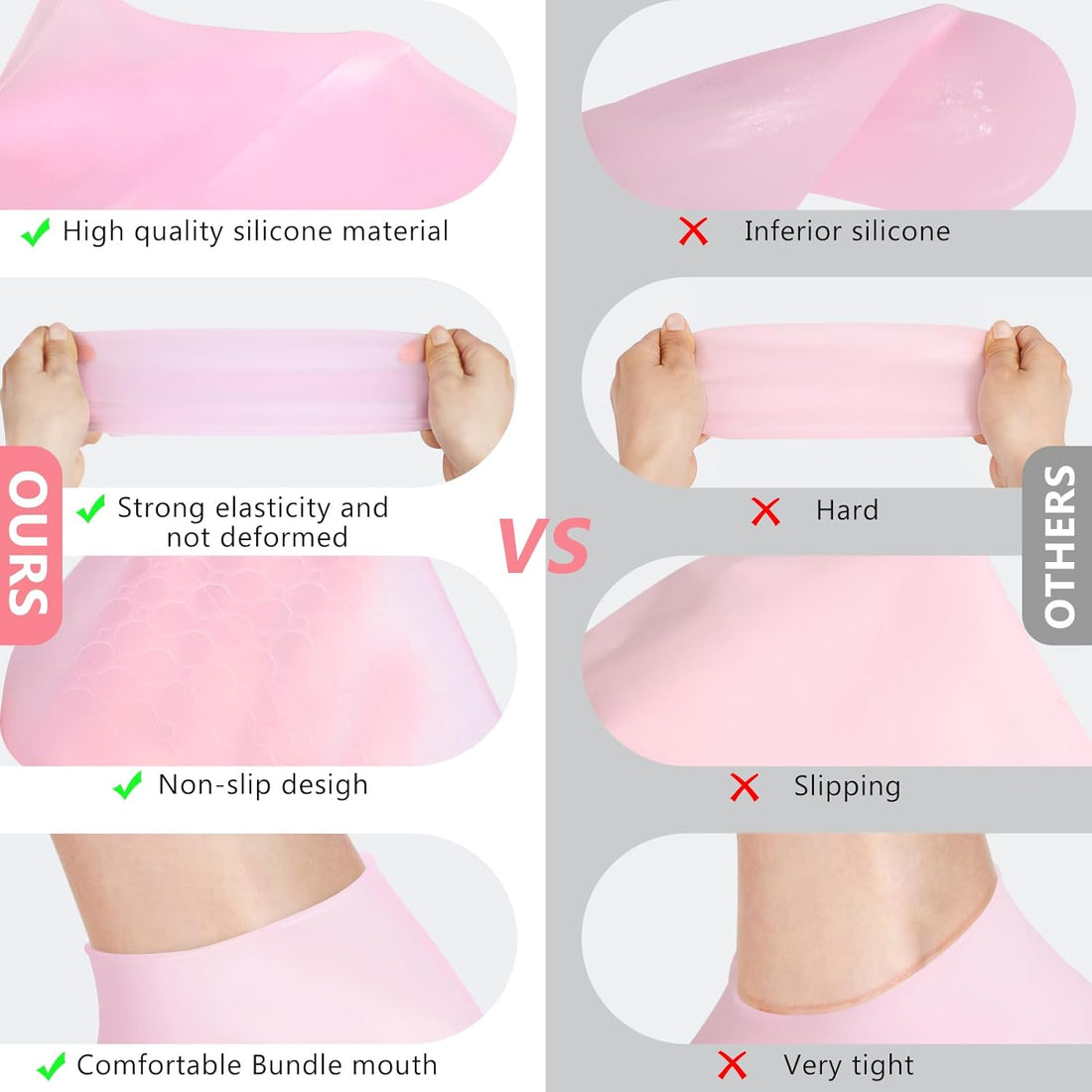Silicone Socks for Spa and Pedicure