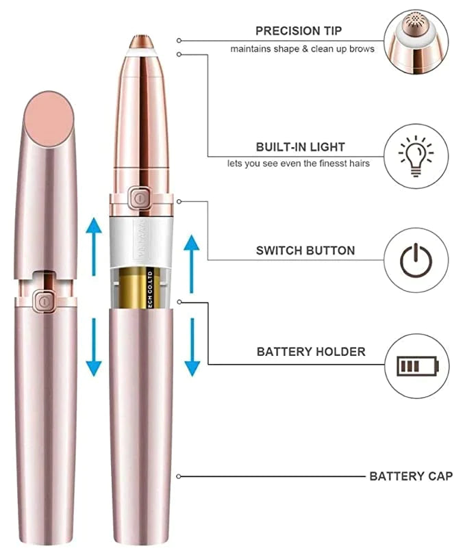 Vital® Eyebrow & Face LED Precision Trimmer