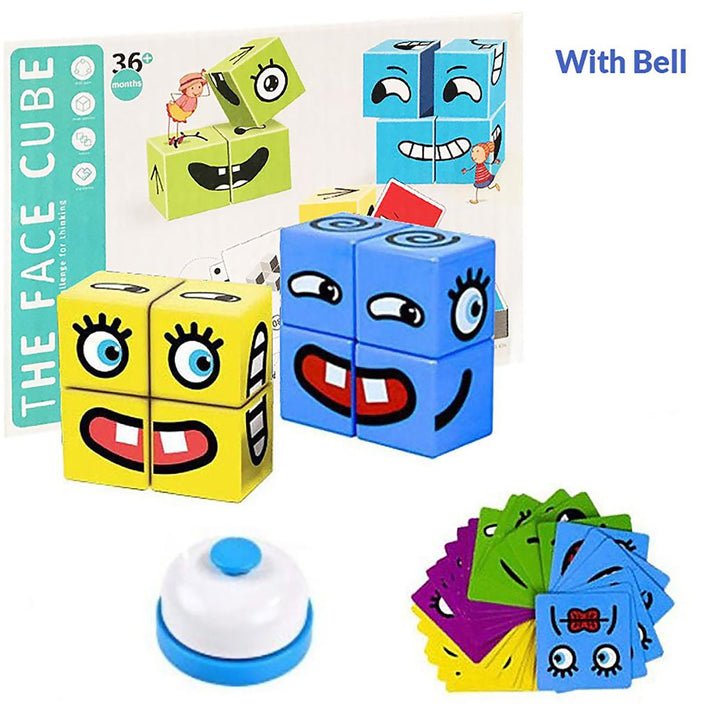 Emoji Expressions Matching Cube Game (16 pcs)