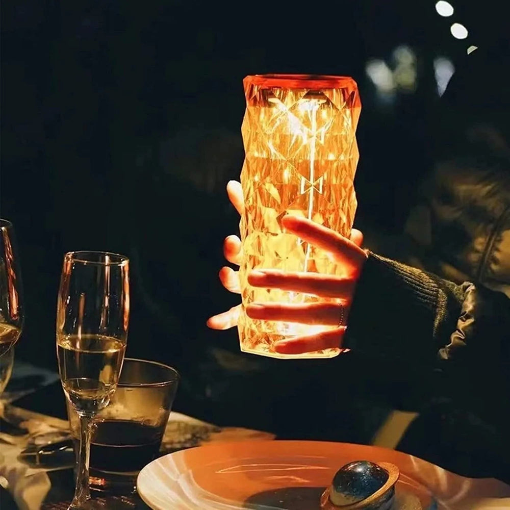 THE CRYSTAL ROSE LAMP (TOUCH)
